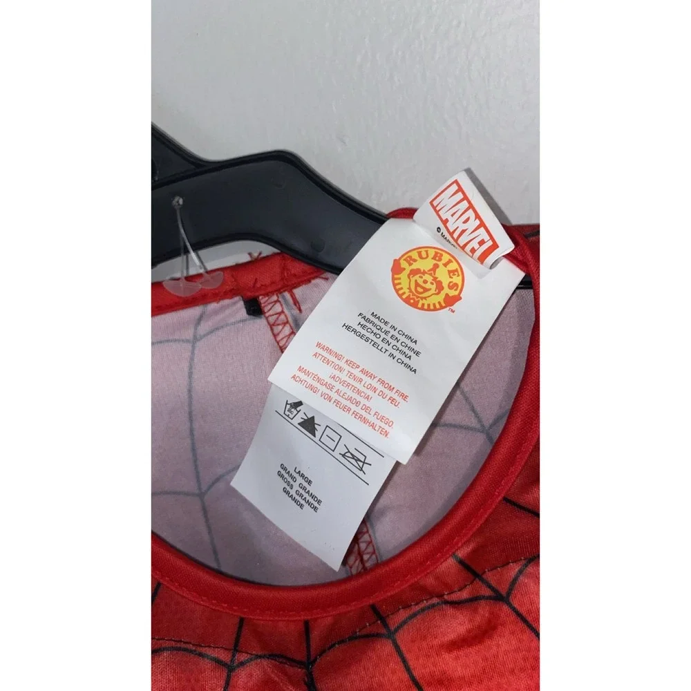 NWT Rubies Spiderman costume‎ suit Youth Large